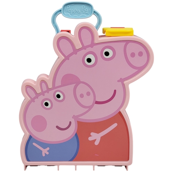 Peppa Pig Carry Case with 9 Figures - Hasbro 2021 - Picture 7 of 11